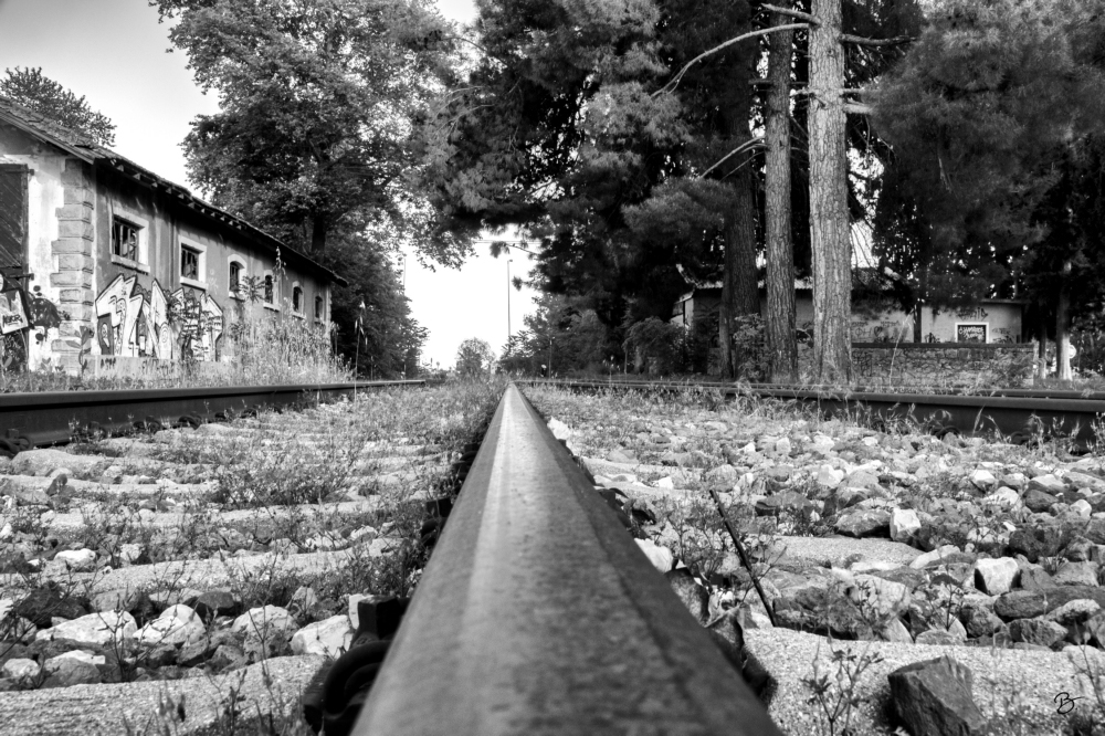 La gare de Kalambaka (Grèce)