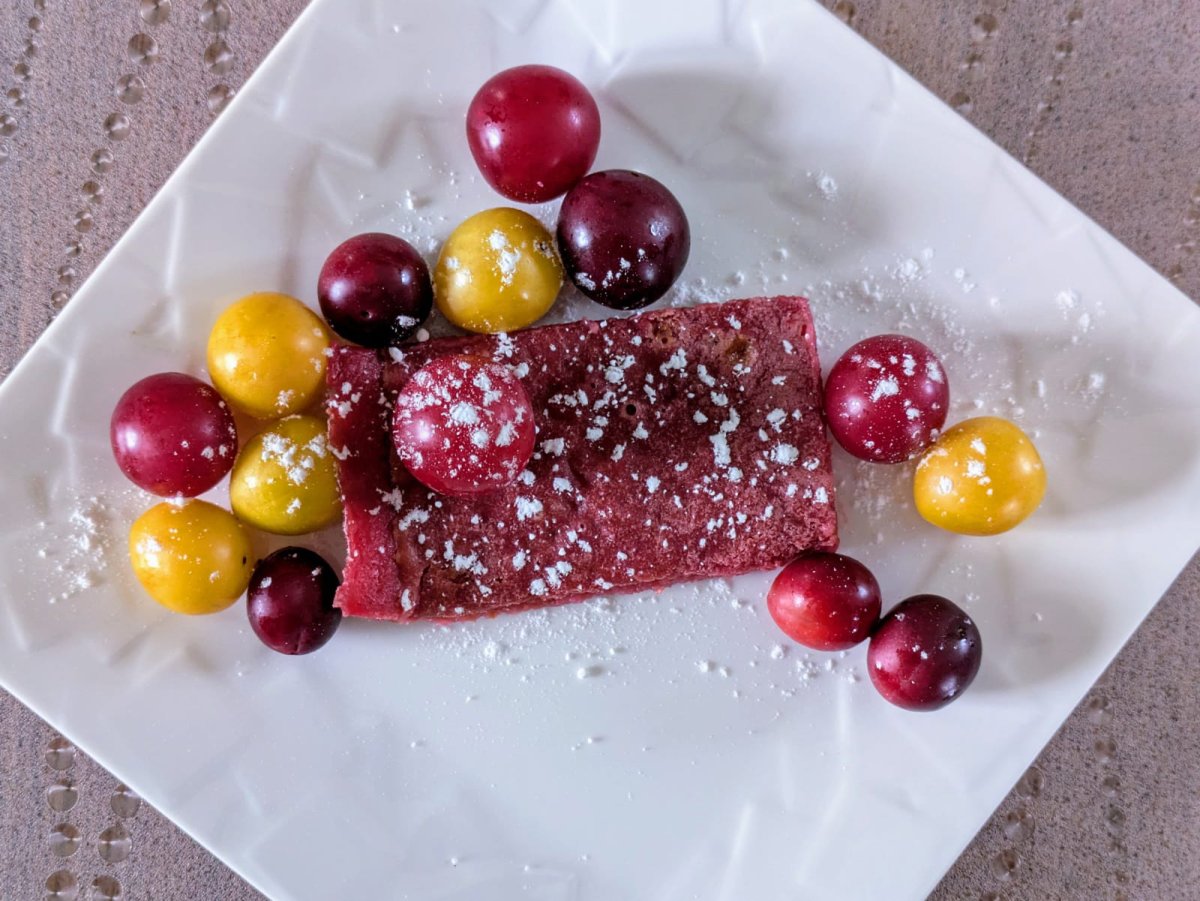 Flan à la prune sauvage
