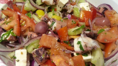 Salade de poulpe