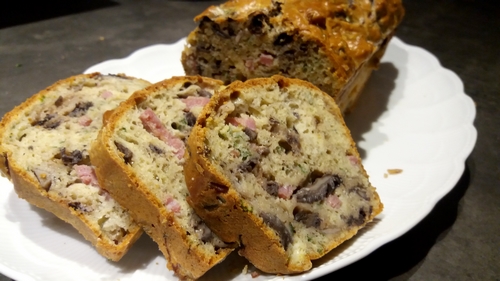 Cake aux champignons