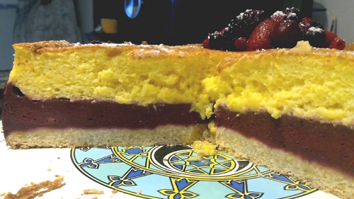 Tarte aux fruits rouges et au fromage blanc