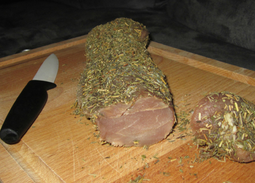 Filet mignon séché aux herbes