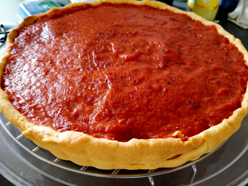 Flan à la prune sauvage