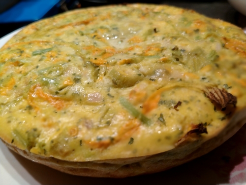 Flan aux fleurs de courgette