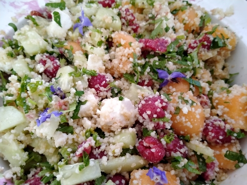Salade d'été multicolore