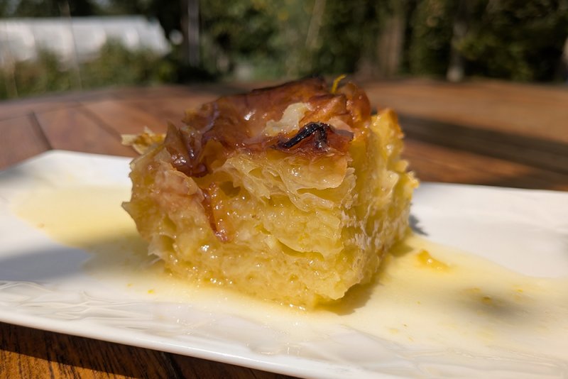 Portocalopita (ou pita à l'orange)