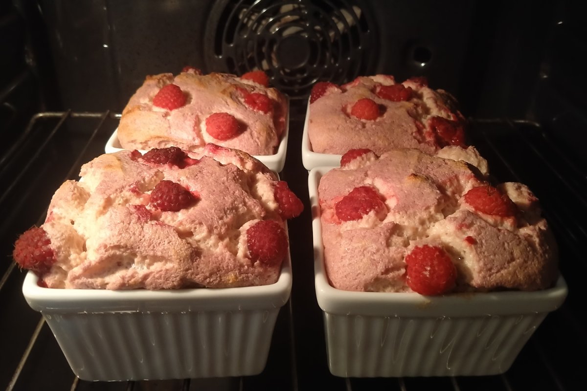 Soufflé aux framboises