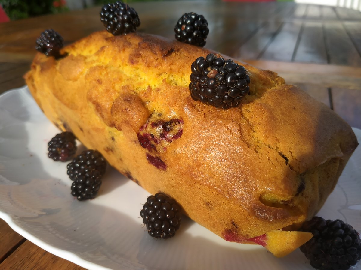 Cake aux mûres