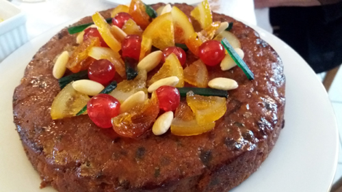 Christmas Cake aux fruits confits