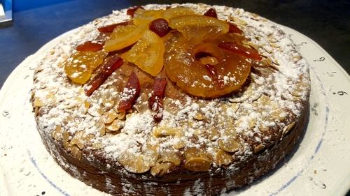 Vassilopita aux fruits confits