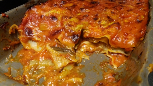 Lasagnes de courgettes et aubergines