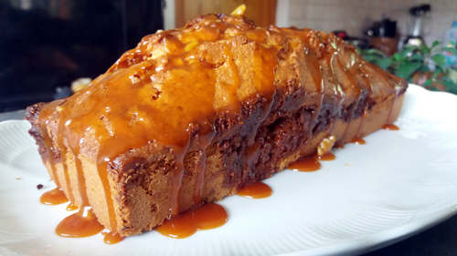 Quatre-quarts au caramel beurre salé