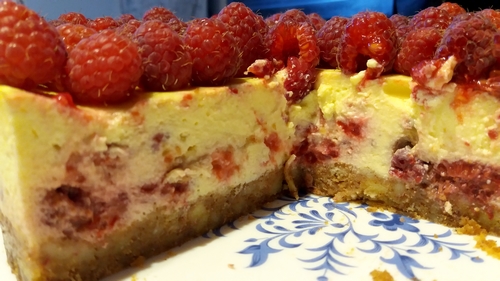 Cheese cake aux framboises