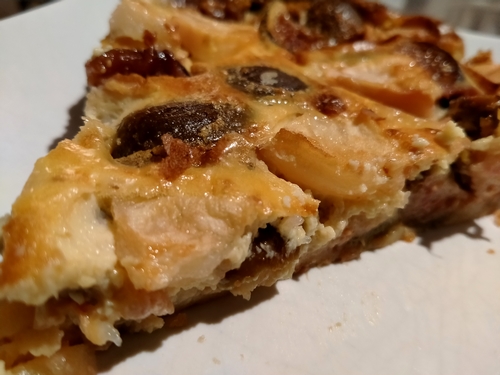 Flan aux figues et pommes