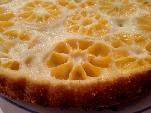 Moelleux aux clémentines et citron vert