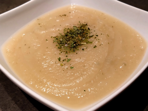 Velouté de céleri et pommes