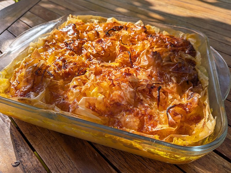 Portocalopita (ou pita à l'orange)